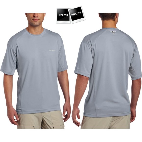 Columbia PFG XL Beacon Gray Skiff Guide III Short Sleeve Shirt FM6020 - Picture 11 of 11